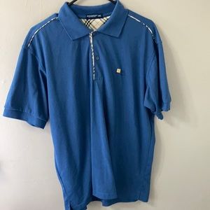 Mend slim for blue Burberry polo shirt